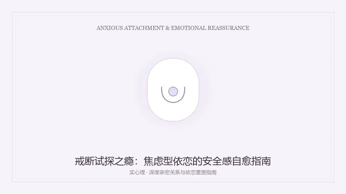 焦虑型依恋与亲密关系安全感重塑图卡