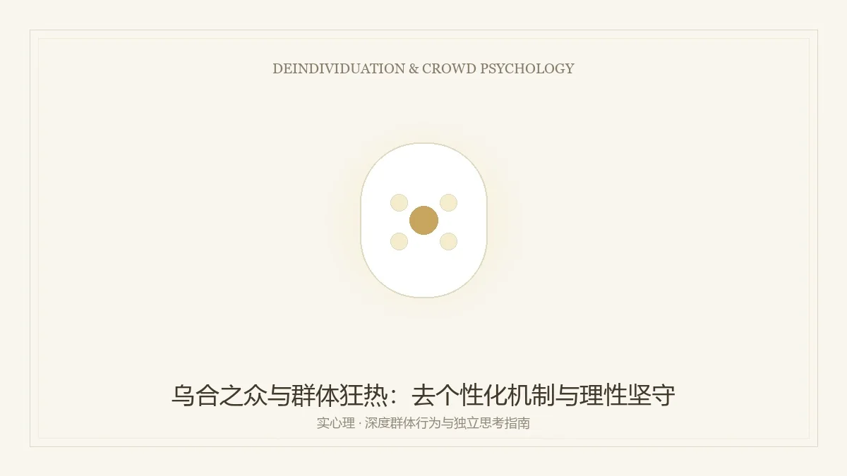 群体狂热与去个性化心理机制图卡