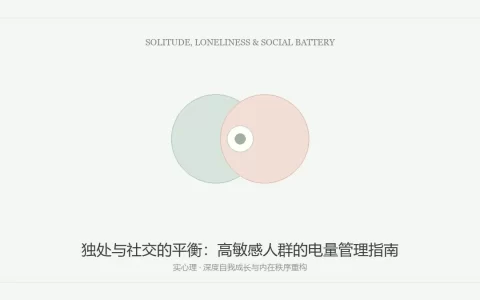 独处与社交的平衡与高敏感人群电量管理指南图卡
