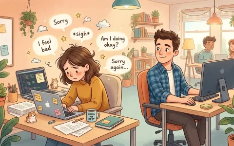 在职场中总是习惯性道歉，为什么“过度对不起”反而会削弱你的专业威信？